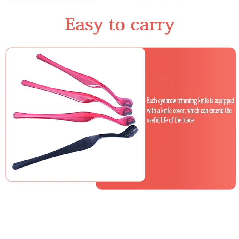 3/1Pcs Women Facial Razor Eyebrow Trimmer Mini Eye Brow Shaping Blades Brow Shaver Knife Face Hair Remover Cosmetic Makeup Tools