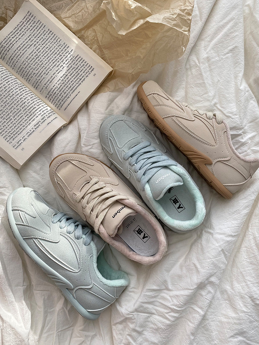 Tian Jiujiu Good Goods and Moral Training Shoes Women's 2025 Spring New Arrival Soft Bottom Athleisure Cortez Retro Lightweight Board Shoes