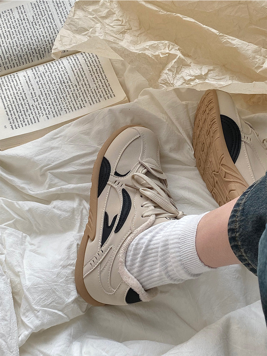 Tian Jiujiu Good Goods and Moral Training Shoes Women's 2025 Spring New Arrival Soft Bottom Athleisure Cortez Retro Lightweight Board Shoes