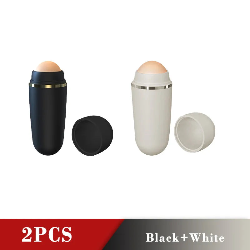 Face Oil Absorbing Roller Skin Care Tool Volcanic Stone Oil Absorber Washable Facial Oil Removing Care Skin Makeup Tools