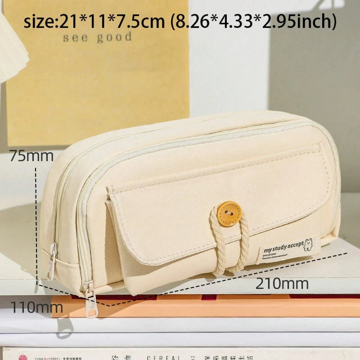 Girls Cosmetic Bag Makeup Tools Toiletries Storage Organizer Women Foundation Brush Eyebrow Pencil Lipstick Case Large Capacity