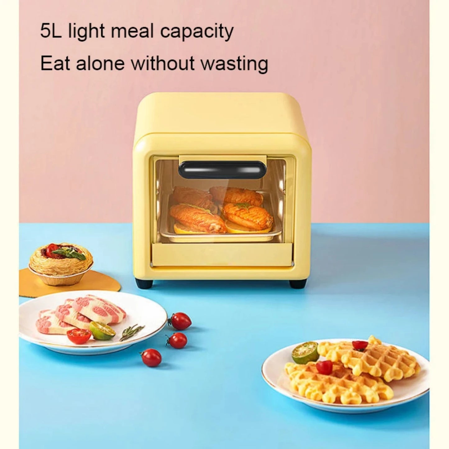 Multifunction Mini Pizza Crepe Bakery Roast Oven Grill Breakfast Machine Cookies Cake Bread Maker Baking Toaster