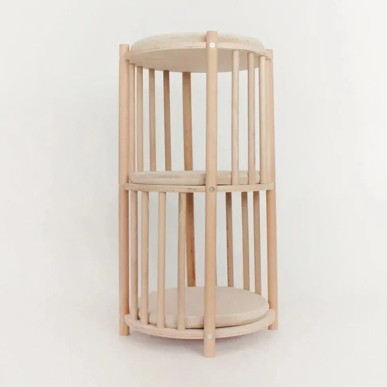 Modern Wooden Cat Towel Wood Fashion Custom Design Climbing Tress House Scratcher