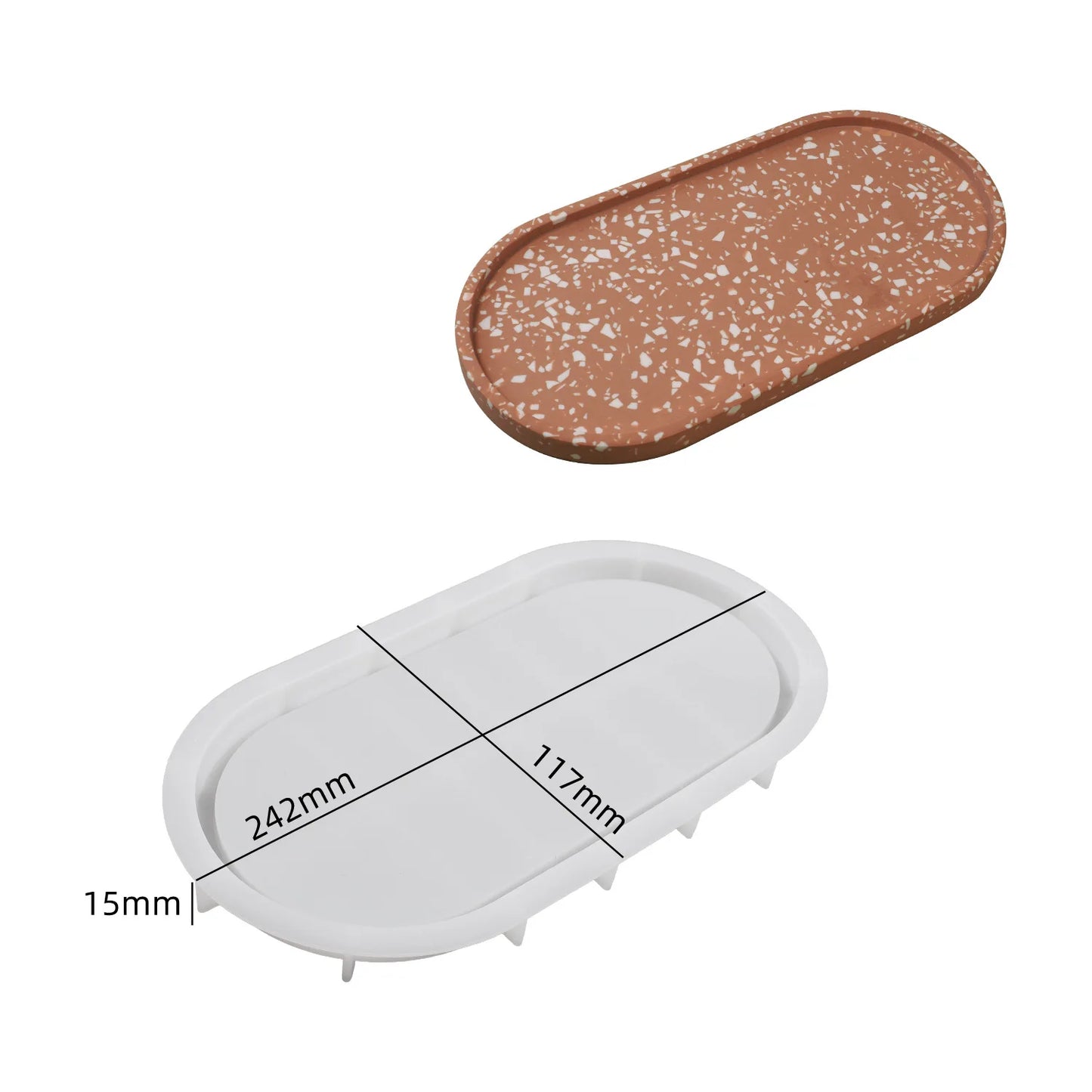 Diamond Shape Candlestick Vase Silicone Mold Geometry Art Candle Jar Concrete Cement Mold Handicraft Epoxy Resin Mold Home Decor