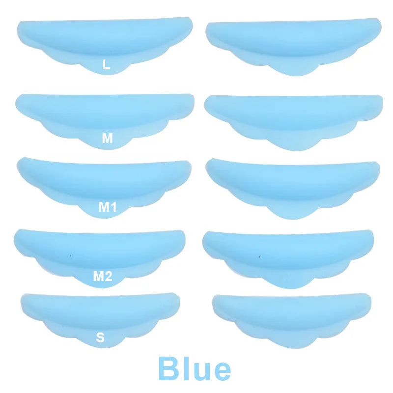 5Pairs Eyelash Lifting Kit Silicone lamination Pad Reusable Lash Perm Rods 3D Lashes Extension Curler Accessories Makeup Tools