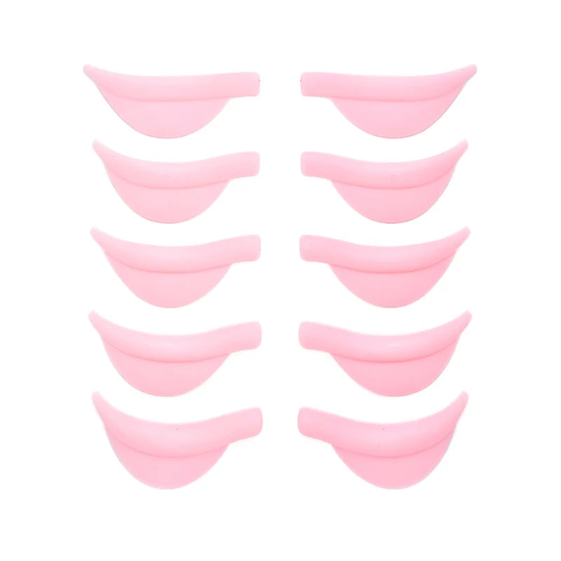 5Pairs Eyelash Lifting Kit Silicone lamination Pad Reusable Lash Perm Rods 3D Lashes Extension Curler Accessories Makeup Tools