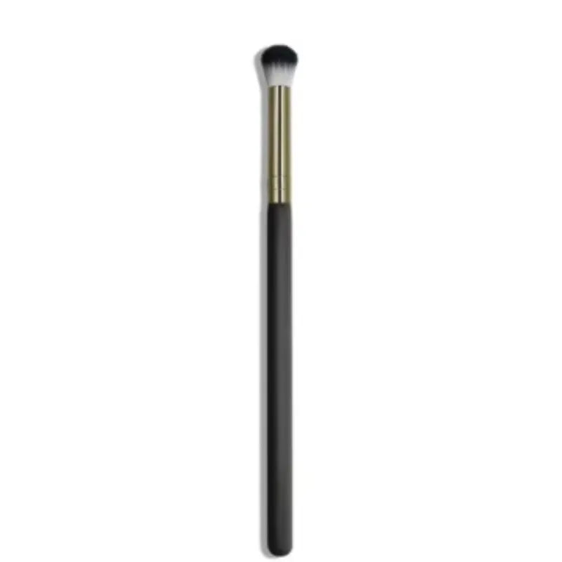 2 Pcs Soft Hair Eye Shadow Brush Black Gold Tube Double Hair Eye Smudge Brush Makeup Brush Makeup Tools Beauty Cosmetics