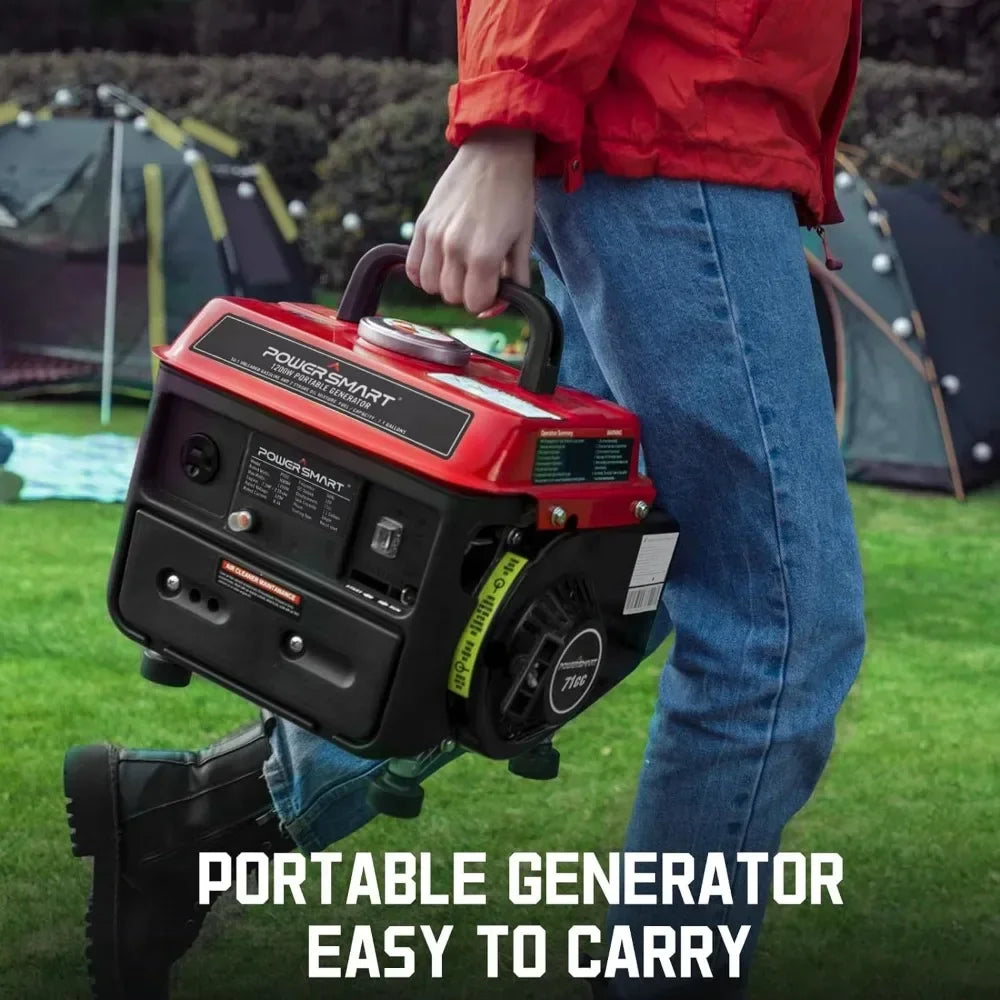 1200W Portable Generator, Small Generator for Camping Outdoor, Ultralight, EPA Compliant