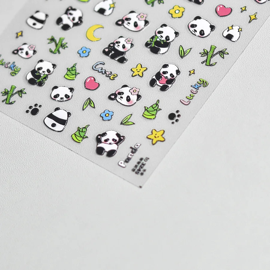 1Sheet Shell Light Nail Sticker 5D Cute Jelly Dream Water Bubble Dolphin Sticker Press On Nails Japanese Nail Decorations Decals