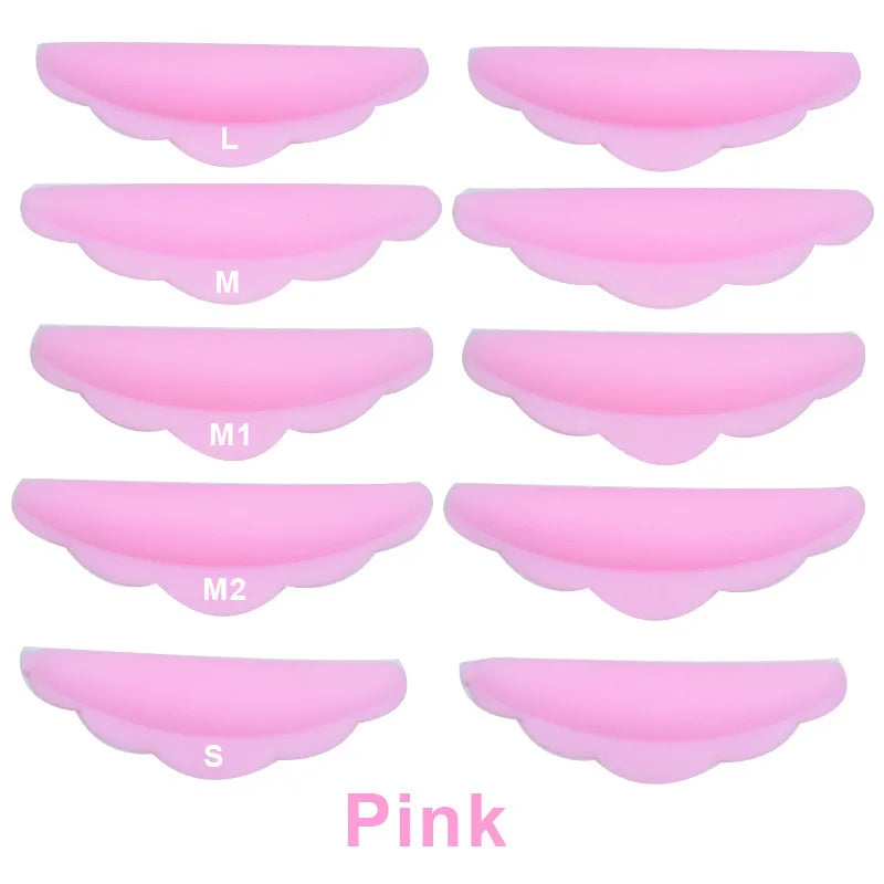 5Pairs Eyelash Lifting Kit Silicone lamination Pad Reusable Lash Perm Rods 3D Lashes Extension Curler Accessories Makeup Tools
