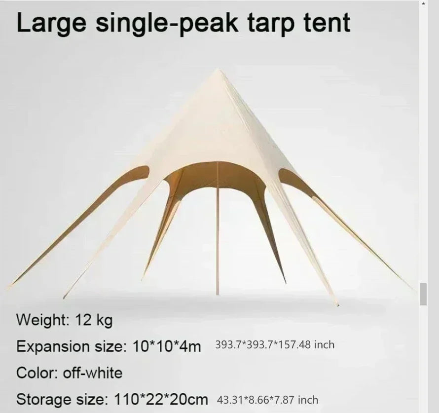 Hump Tent Octopus Shape,Waterproof Sunscreen,Cloud Top Canopy Large Space Multiple Sizes Thick Oxford,for Camping Wedding Party