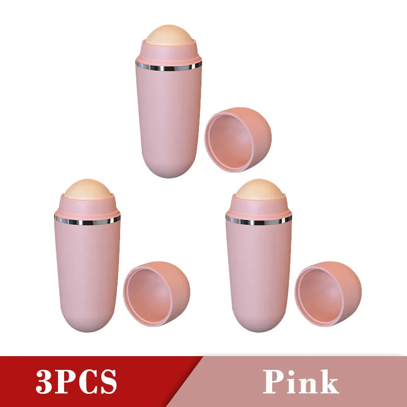 Face Oil Absorbing Roller Skin Care Tool Volcanic Stone Oil Absorber Washable Facial Oil Removing Care Skin Makeup Tools