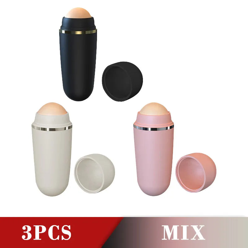 Face Oil Absorbing Roller Skin Care Tool Volcanic Stone Oil Absorber Washable Facial Oil Removing Care Skin Makeup Tools
