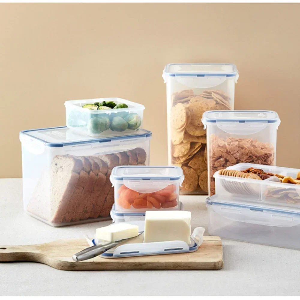 Food Containers with Lids Meal Prep Container Airtight Food Storage Lunch Containers BPA-Free Refrigerator Fresh-Keeping Box
