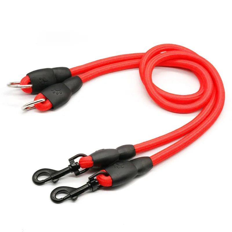Dog Leash Double Leashes for Dogs Walking Detachable Dog Chains Two Dogs Double Leashes Walker Pet Supplies Accessories Pet Belt