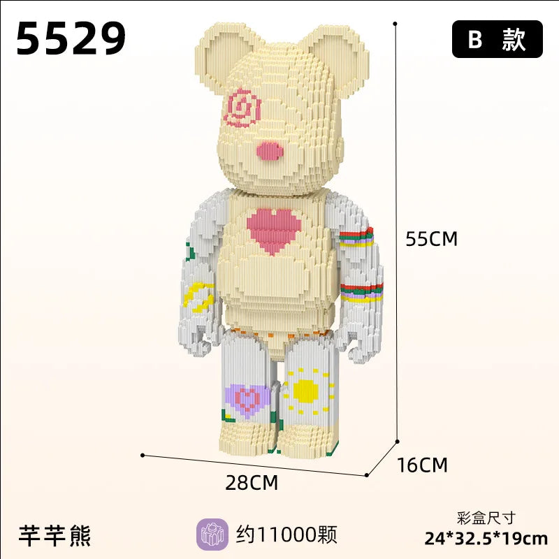 Splicing and connecting small particles of building blocks wholesale adult puzzle children's toys, street stalls, night markets