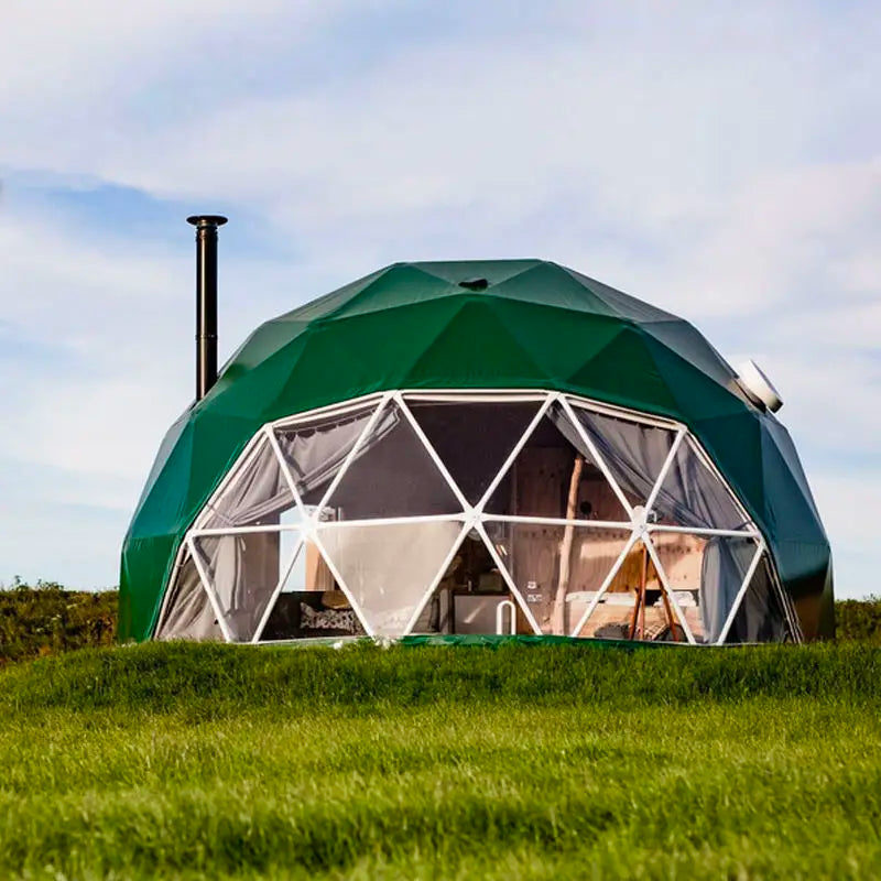 Geodesic Dome Manor greenhouse Tent Leisure Resort Vacation Outdoor Glamping Round Tent Transparent Starry Sky Luxury Hotel Dome