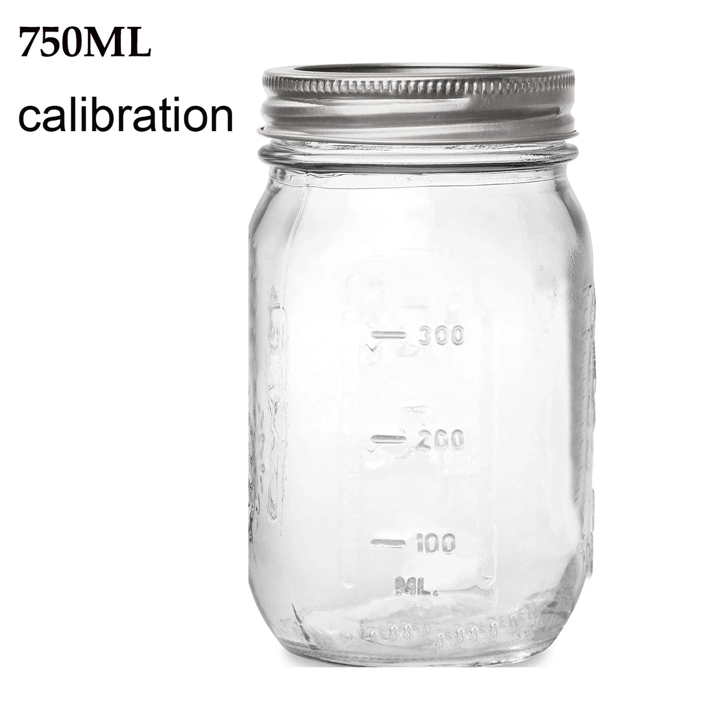 4pcs 450ml Glass Regular Mouth Mason Jars for Meal Prep, Food Storage,Canning, Drinking, Jelly, Dry Food, Spices, Salads, Yogurt