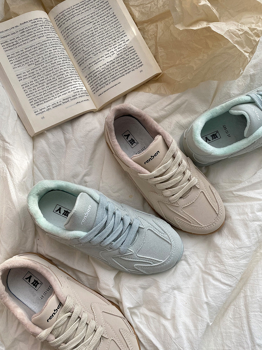 Tian Jiujiu Good Goods and Moral Training Shoes Women's 2025 Spring New Arrival Soft Bottom Athleisure Cortez Retro Lightweight Board Shoes