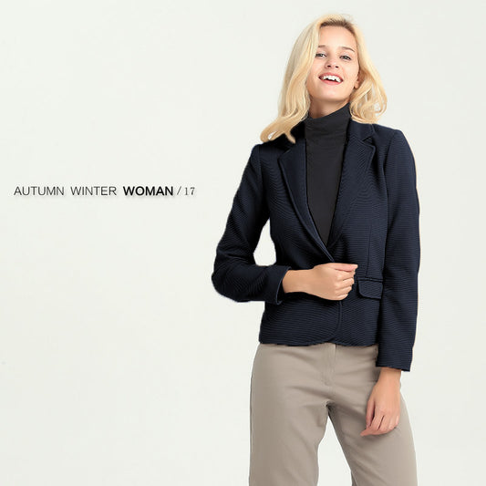 Hot Slim Fit Business Spring New Exported to Japan Big Brand Foreign Trade Original Order Cut Label Women's Small Suit