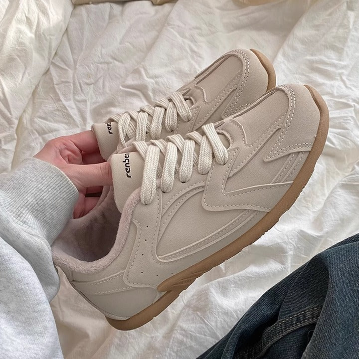 Tian Jiujiu Good Goods and Moral Training Shoes Women's 2025 Spring New Arrival Soft Bottom Athleisure Cortez Retro Lightweight Board Shoes