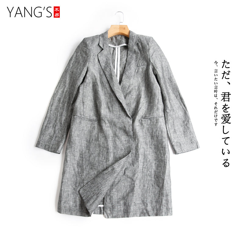 Original Suit Collar Linen Art Professional Designer