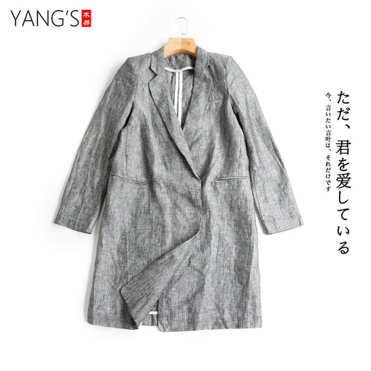 Original Suit Collar Linen Art Professional Designer