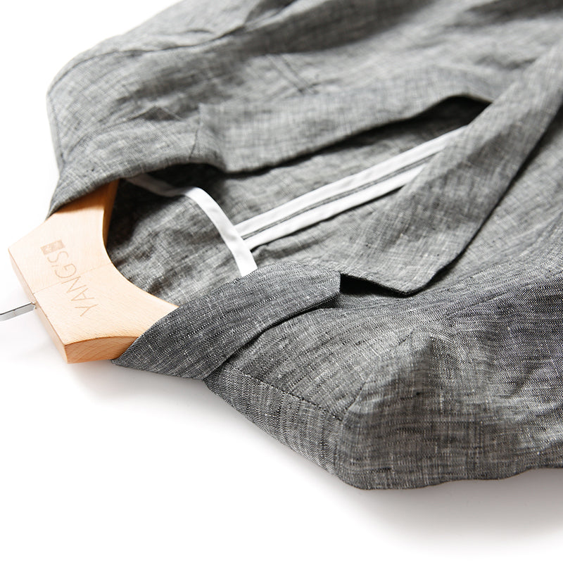 Original Suit Collar Linen Art Professional Designer