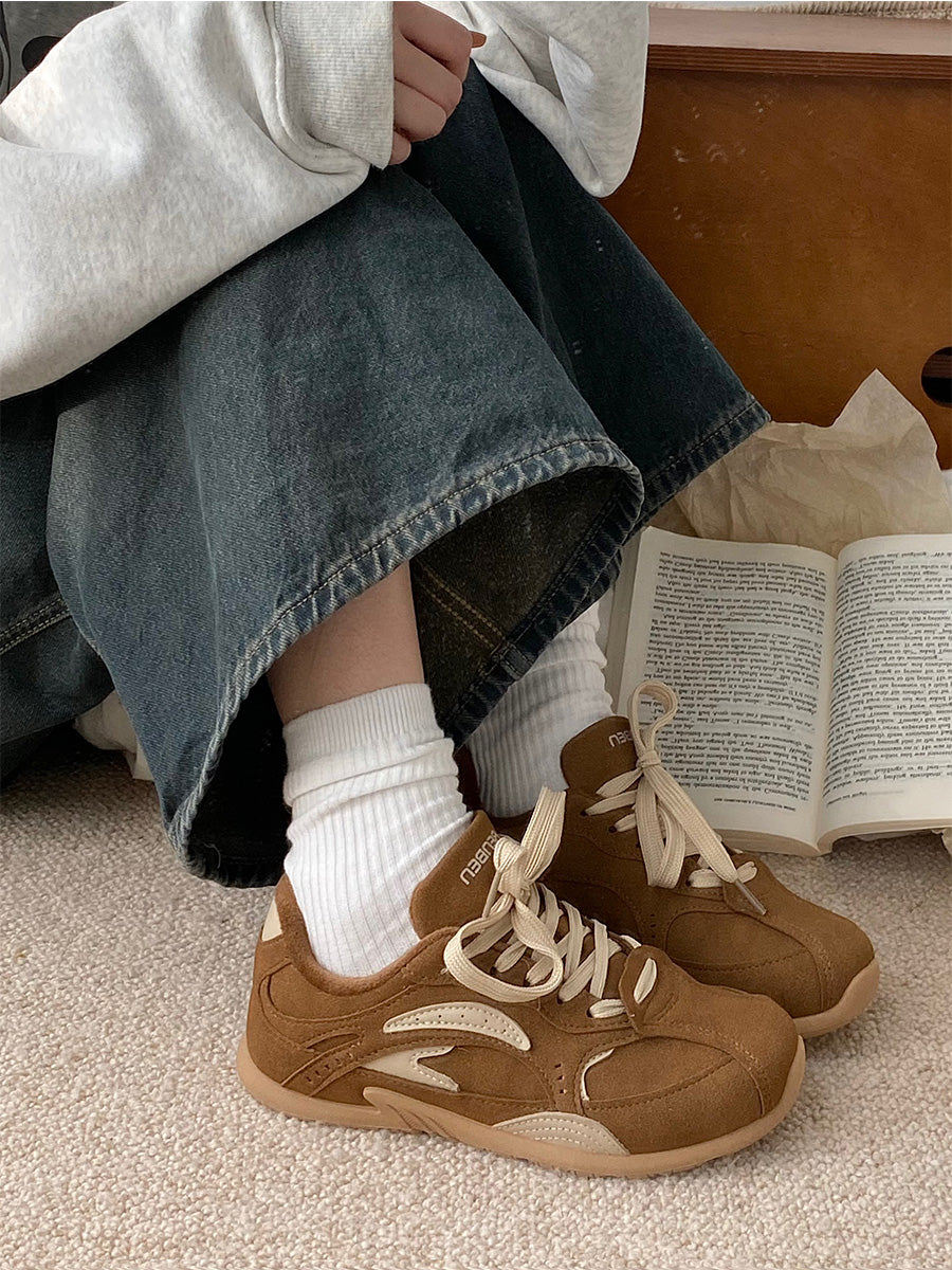 Tian Jiujiu Good Goods and Moral Training Shoes Women's 2025 Spring New Arrival Soft Bottom Athleisure Cortez Retro Lightweight Board Shoes