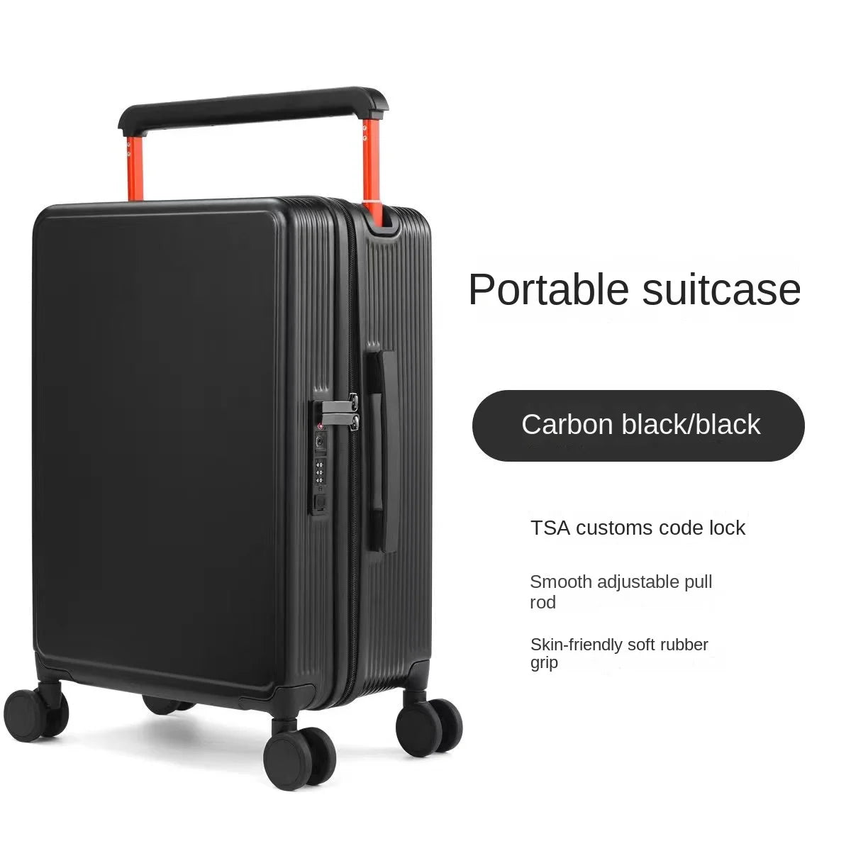 Wide Handle Suitcase 20/24 inch High Quality Rolling Luggage Spinner Wheels Men Travel Bag Women Cabin Password Trolley luggage