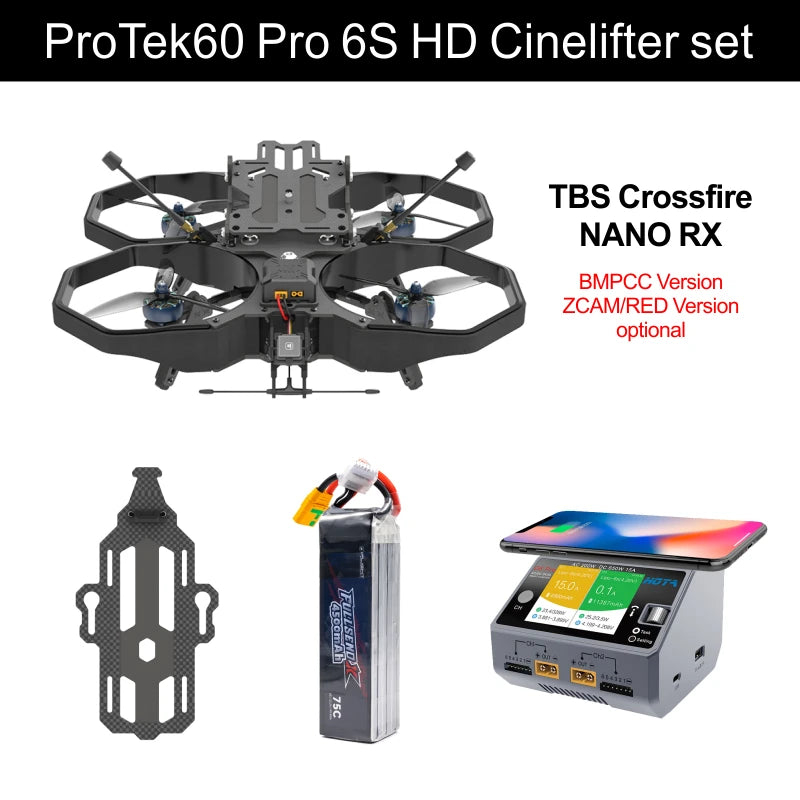 Iflight  FPV ProTek60 Pro 6S HD Professional Film Action Cameras 27 m/s 1/3.2”Sensor 4K FULL HD DJI O3 Anti 155°Ultra-Wide Angle