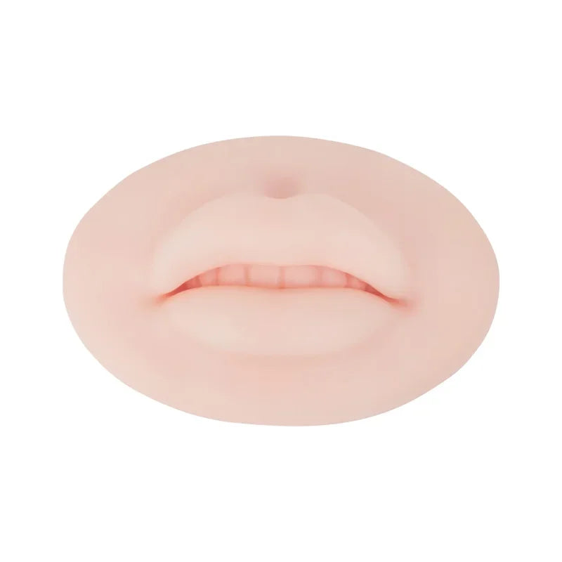 1pcs Microblading Reusable 5D Silicone Practice Lips Skin European Solid Lip Block For PMU Beginner Training Tattoo Makeup Tools