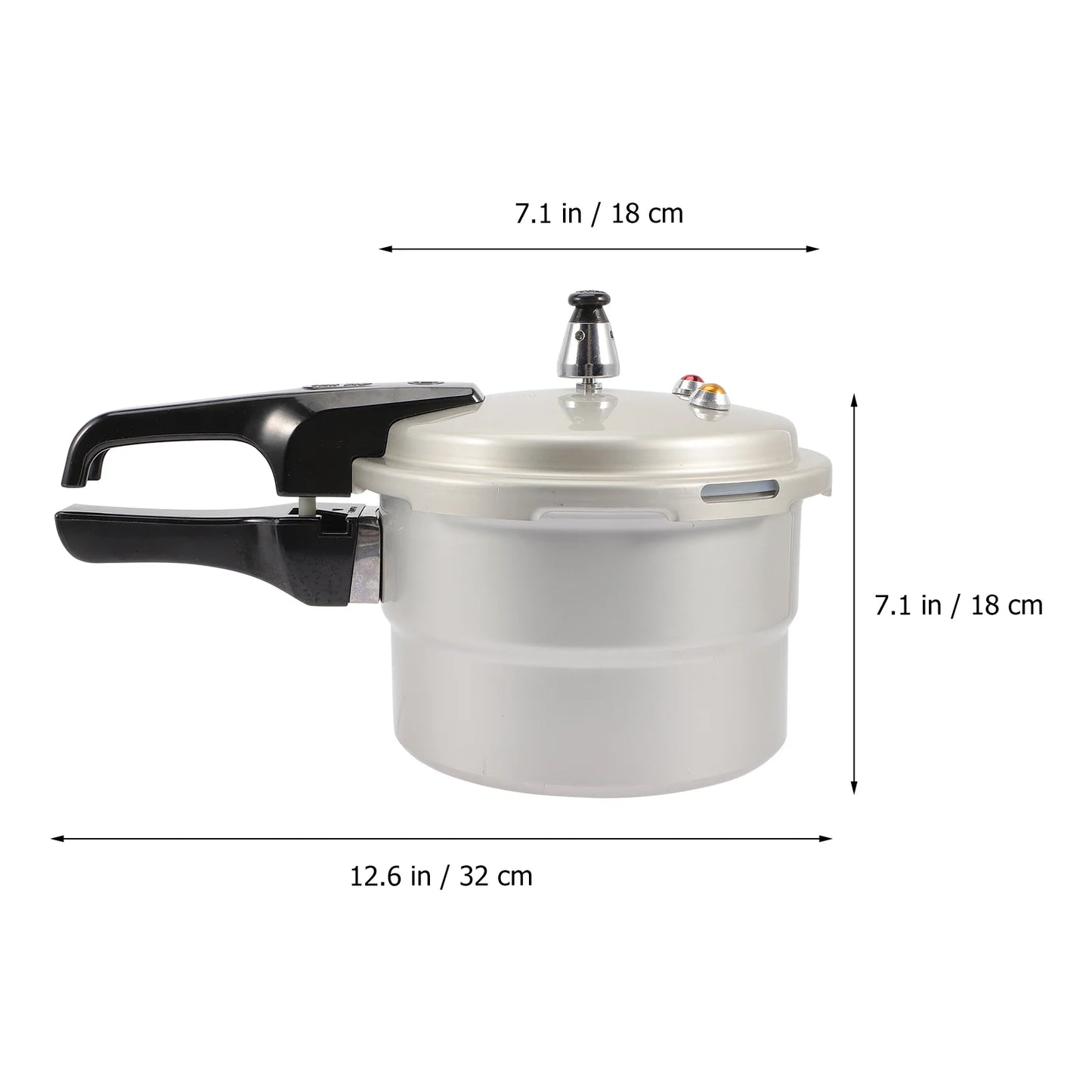 Pressure Cooker 10 Quart Aluminum 18Cm 3L Small Cooking Pot Gas Steamer Electric Stove Safety Induction Cooktops Canner