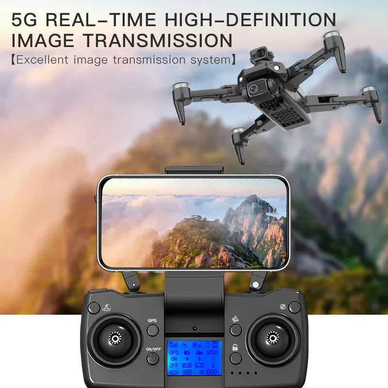 L900 PRO MAX Drone 4K HD Camera FPV Brushless Motor Obstacle Avoidance Quadcopter FPV 5G Wifi 1.2KM 25Mins Quadcopter Toys