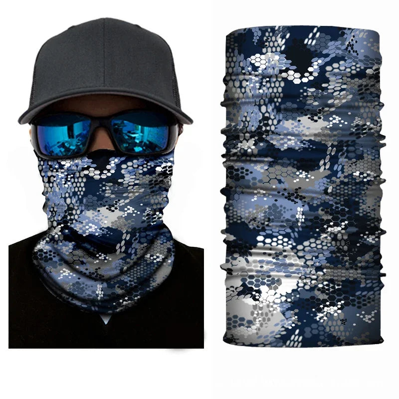 Outdoor Sport Camouflage Seamless Cycling Bandana Neck Gaiter Headband Fishing Hiking Balaclava Scarf Headwear Face Mask