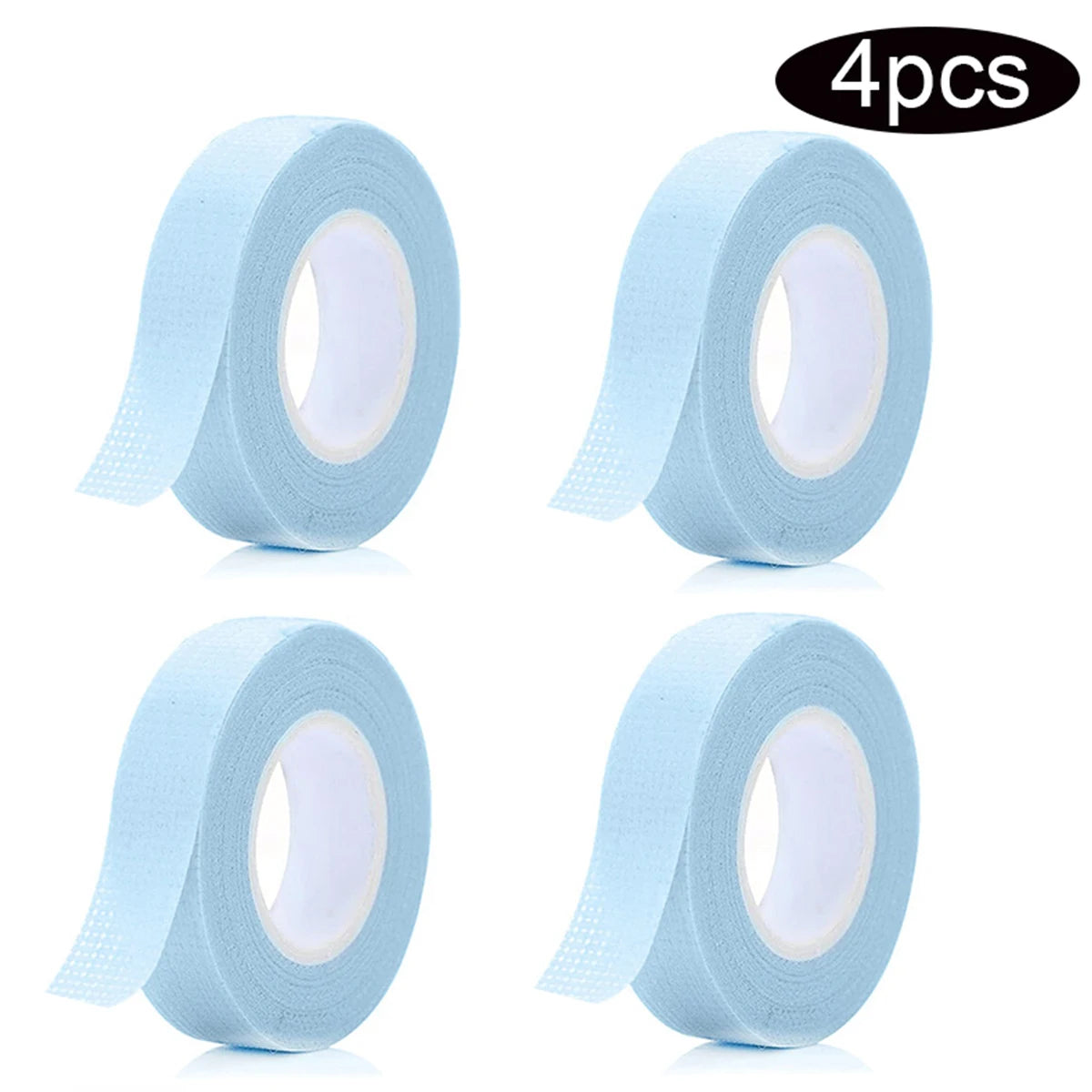 Kekelala 4 Rolls Colorful Eyelash Extension Tapes Soft Medical Breathable Adhesive Tape Cutter for False Lashes Makeup Tools