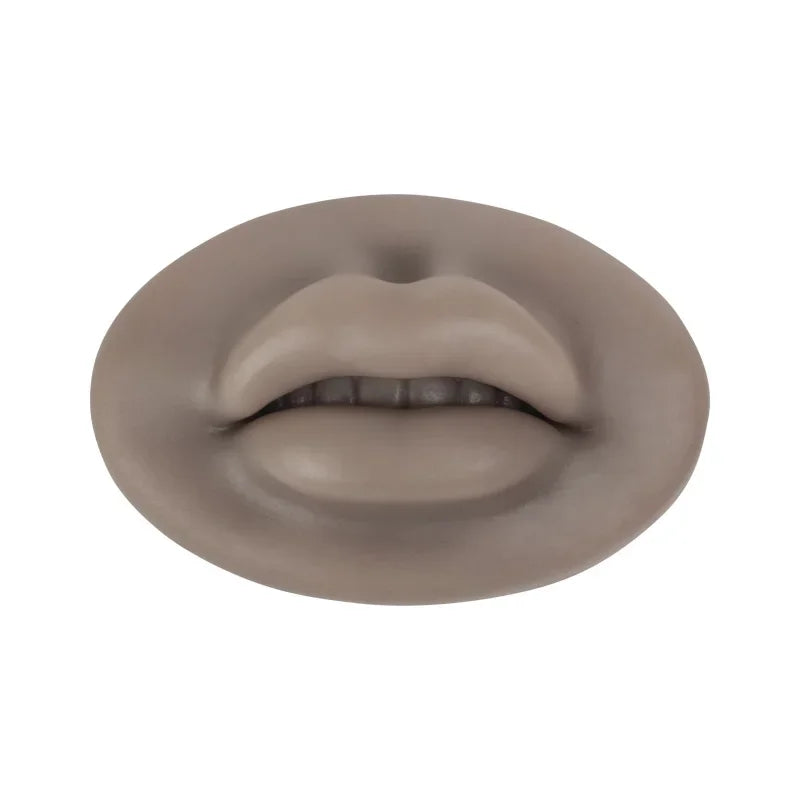 1pcs Microblading Reusable 5D Silicone Practice Lips Skin European Solid Lip Block For PMU Beginner Training Tattoo Makeup Tools