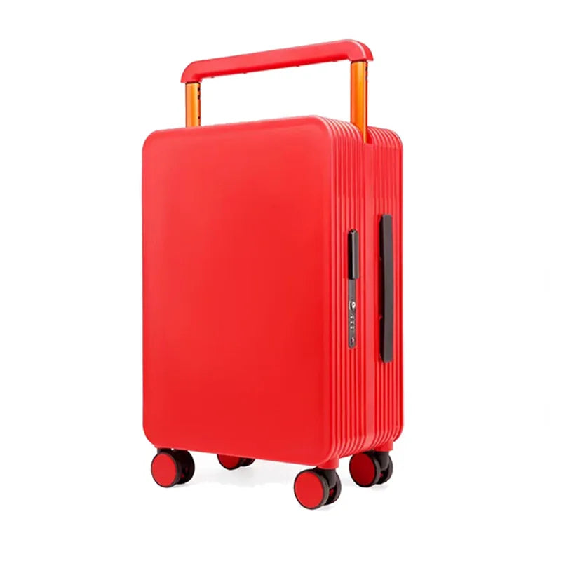 Wide Handle Suitcase 20/24 inch High Quality Rolling Luggage Spinner Wheels Men Travel Bag Women Cabin Password Trolley luggage