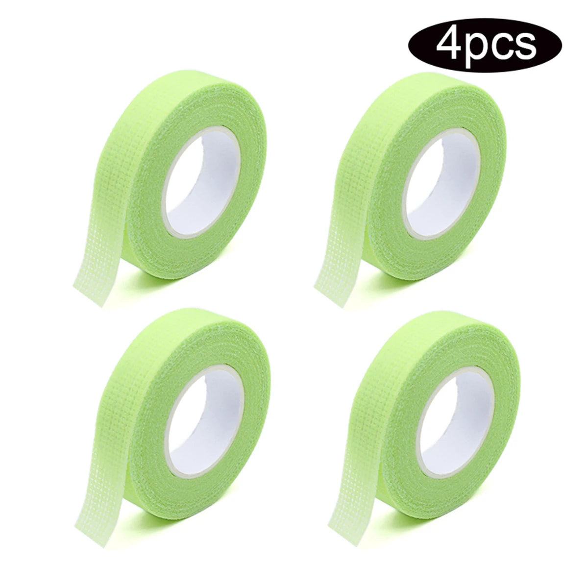 Kekelala 4 Rolls Colorful Eyelash Extension Tapes Soft Medical Breathable Adhesive Tape Cutter for False Lashes Makeup Tools