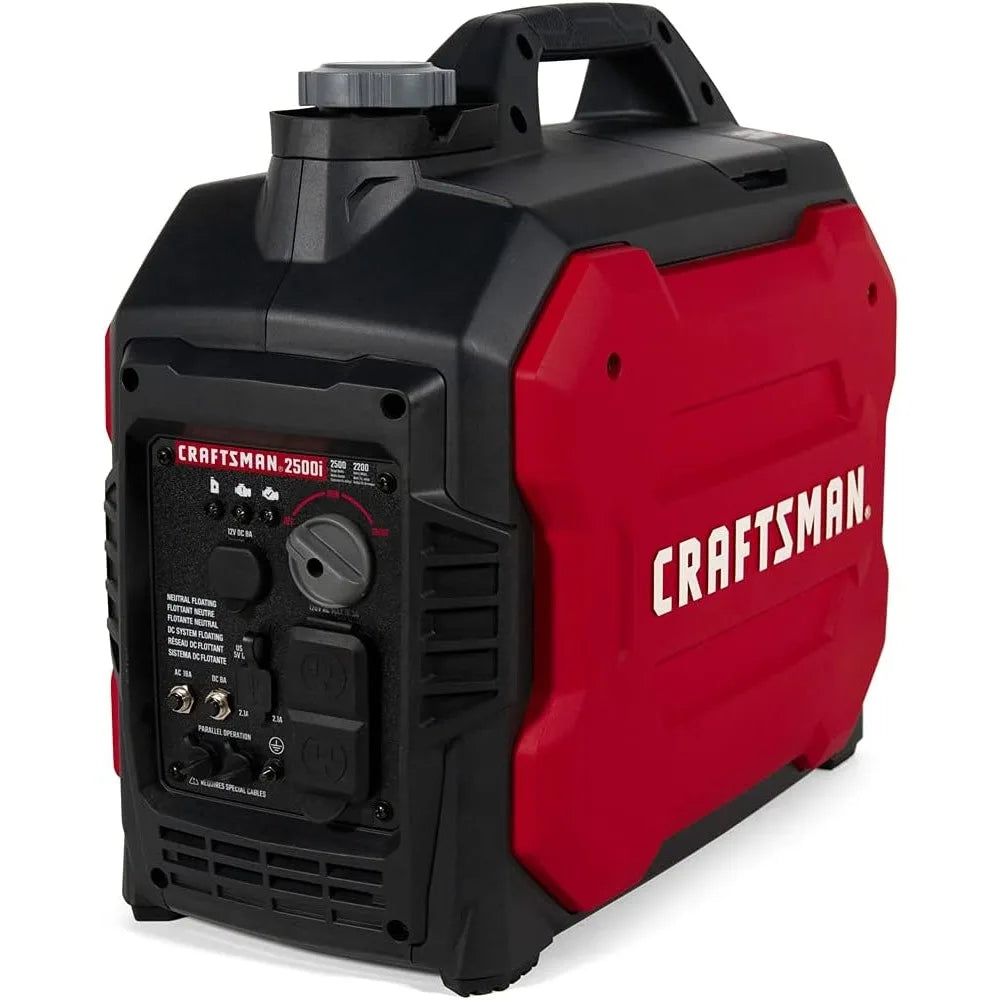 C0010250 2,500-Watt Gas Portable Generator - Reliable Power for Outdoor Activities - Quiet Operation - Lightweight