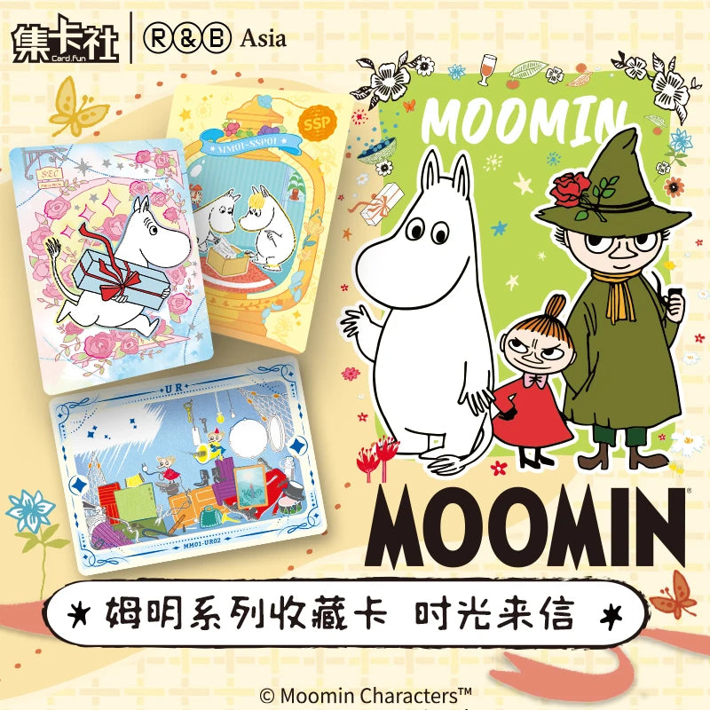 Card Fun New Genuine Moomin Card Time Letter Figure SEC Cards Finnish Classics Peripheral Collection Cards Children's Toys Gifts