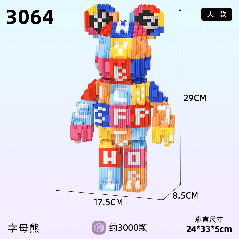 Splicing and connecting small particles of building blocks wholesale adult puzzle children's toys, street stalls, night markets