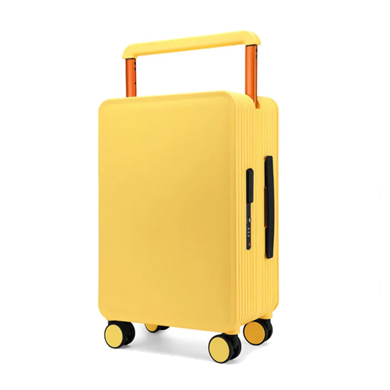 Wide Handle Suitcase 20/24 inch High Quality Rolling Luggage Spinner Wheels Men Travel Bag Women Cabin Password Trolley luggage