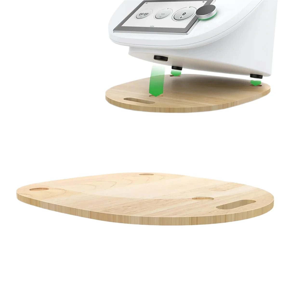 Moving Board for Thermomix TM5 TM6 Anti-slip Pad Position Fixed Non-slip Mat Sliding Board Wooden for Blender Machine