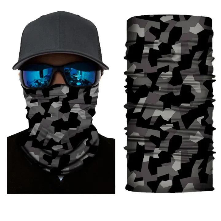 Outdoor Sport Camouflage Seamless Cycling Bandana Neck Gaiter Headband Fishing Hiking Balaclava Scarf Headwear Face Mask