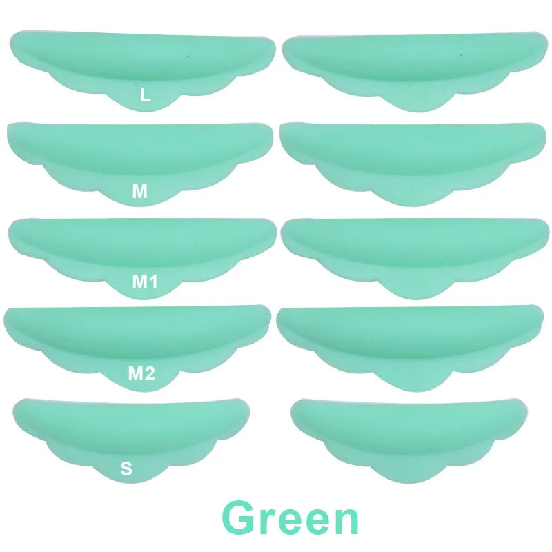 5Pairs Eyelash Lifting Kit Silicone lamination Pad Reusable Lash Perm Rods 3D Lashes Extension Curler Accessories Makeup Tools