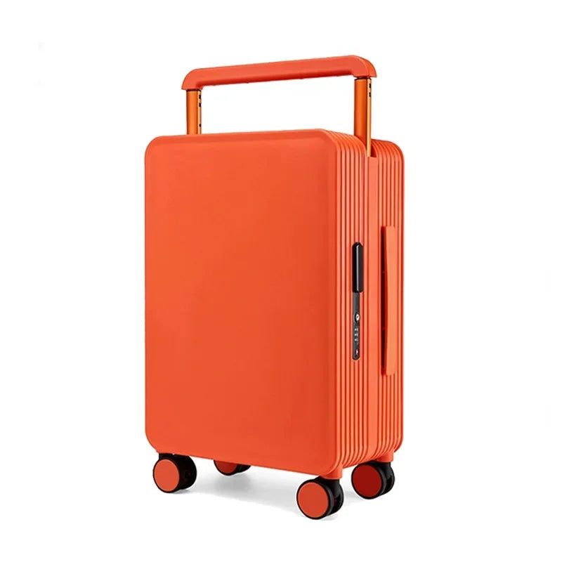 Wide Handle Suitcase 20/24 inch High Quality Rolling Luggage Spinner Wheels Men Travel Bag Women Cabin Password Trolley luggage