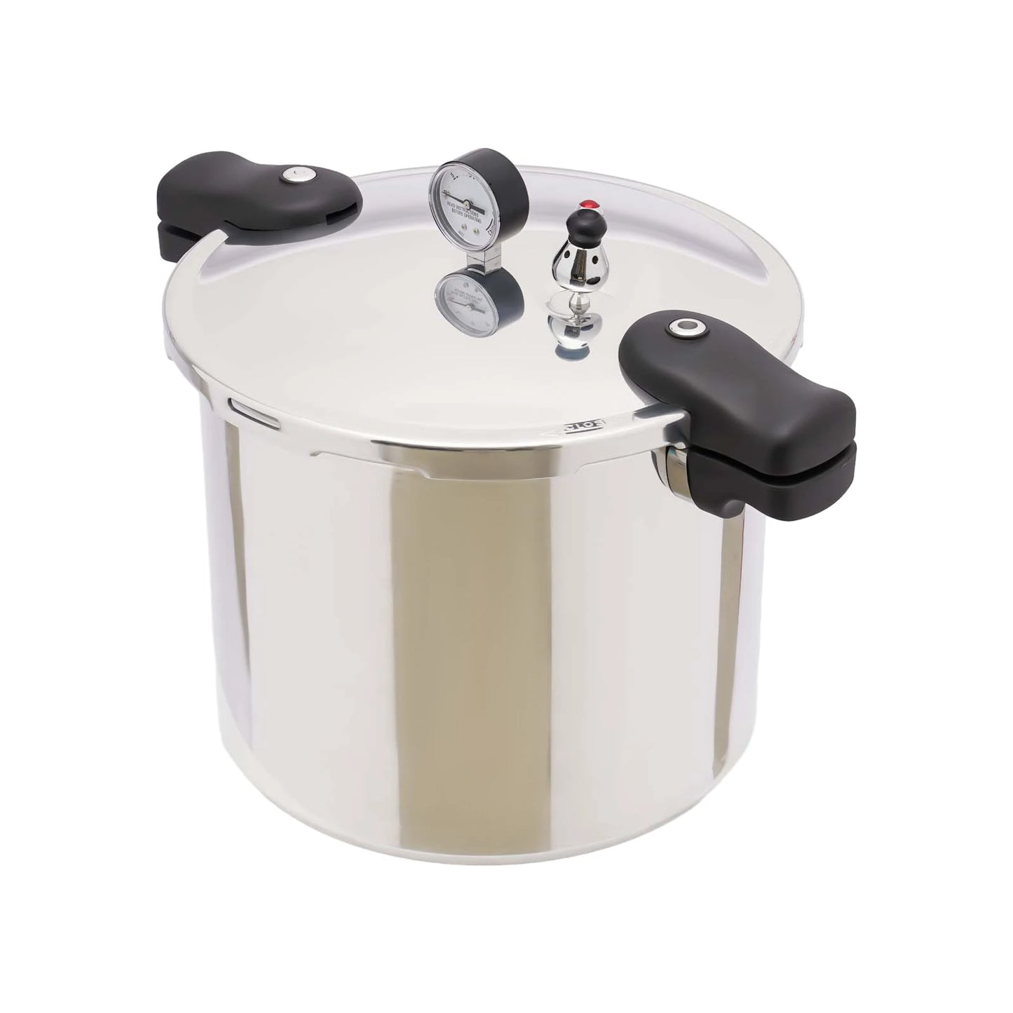 22L Pressure Canner Cooker,90Kpa Aluminum Pressure Cooker with Gauge Release Valve Stainless Steel Pressure Canner