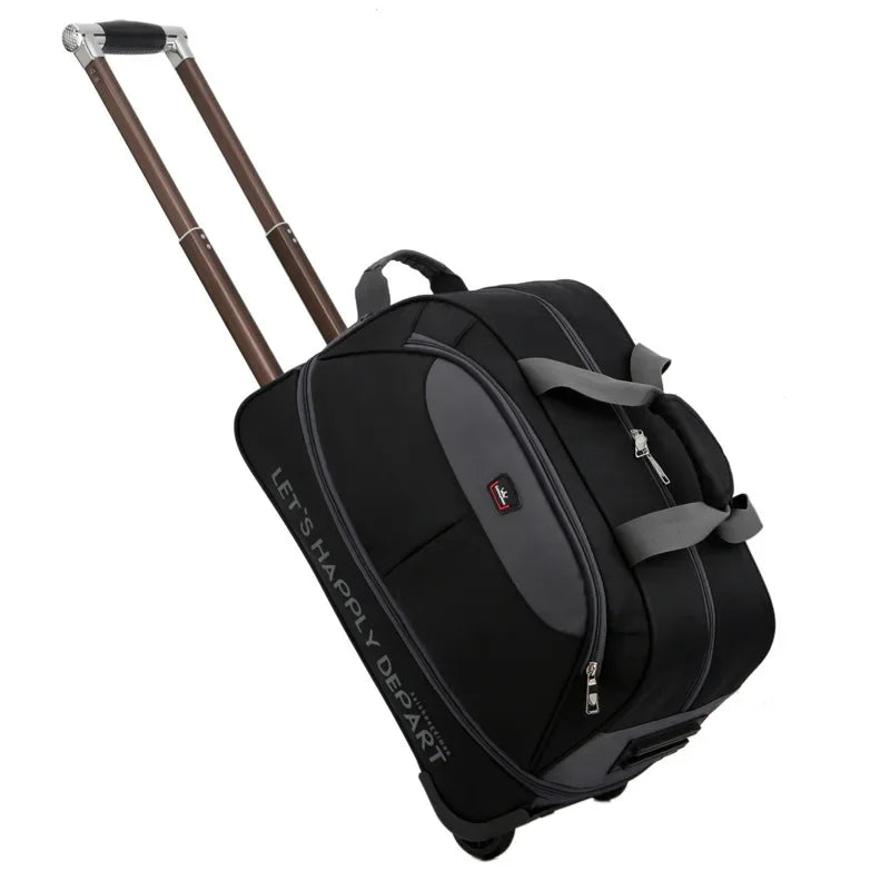 Men Travel Trolley Bags Luggage Suitcase Travel Rolling Bags on Wheels Carry on Hand Bag Women Large Duffle Travel Suitcase