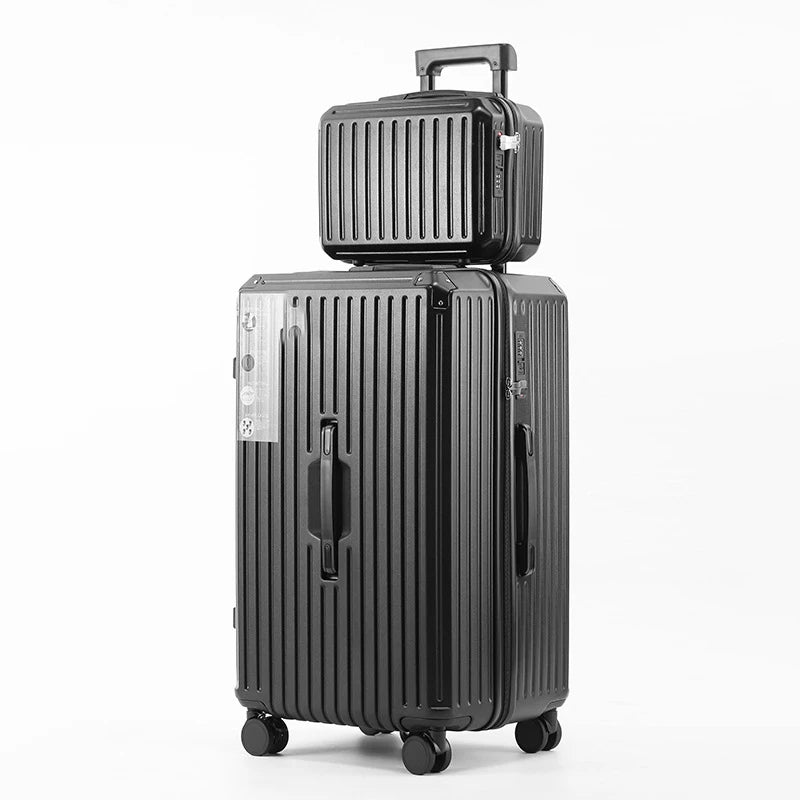 22/24/26/28/30/32/34 Inch Durable Luggage Sets Spinner Wheel Suitcase TSA Lock USB Charging Women Men Cabin Travel Trolley Case